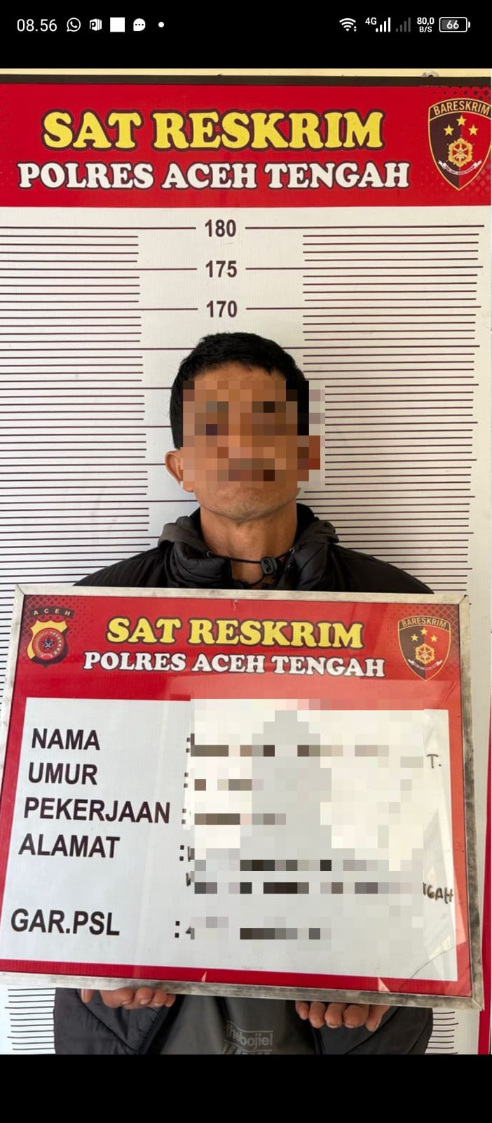 Tak Butuh Waktu Lama, Polres Aceh Tengah Ungkap Pencurian Rumah Kosong di Mongal