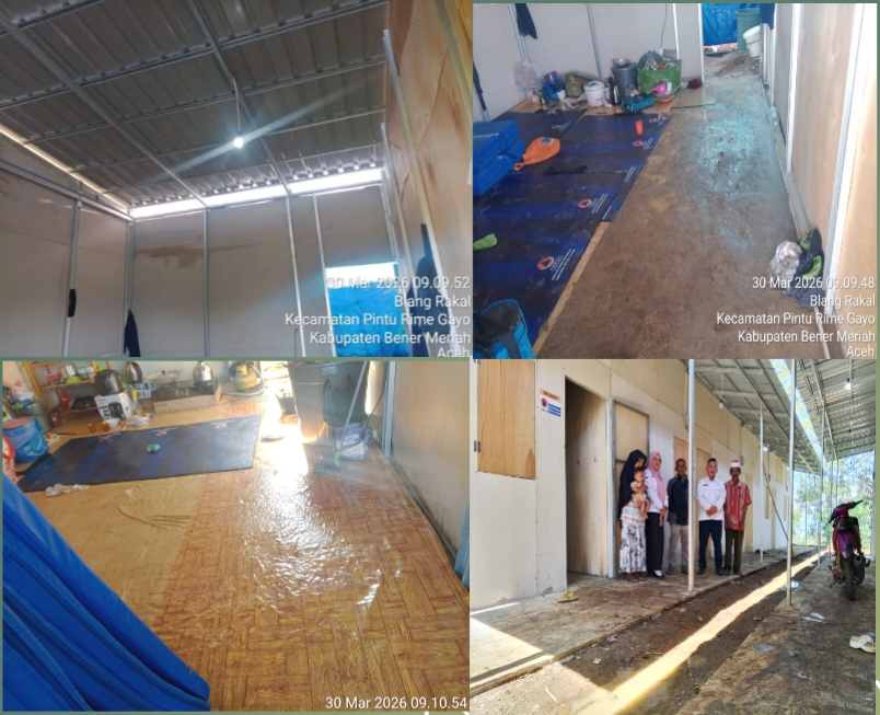 Huntara di Kecamatan Pintu Rime Gayo Diduga Vendor Asal Mengerjakan Masyarakat Minta Pemerintah Tegur Pihak Ke Tiga.